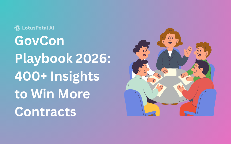 GovCon playbook 2026