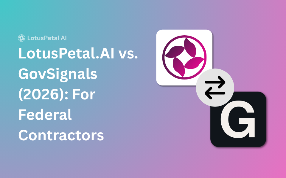 LotusPetal.AI vs. GovSignals